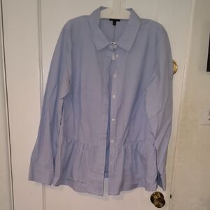 NWT Talbots | Light Blue Button Down Shirt